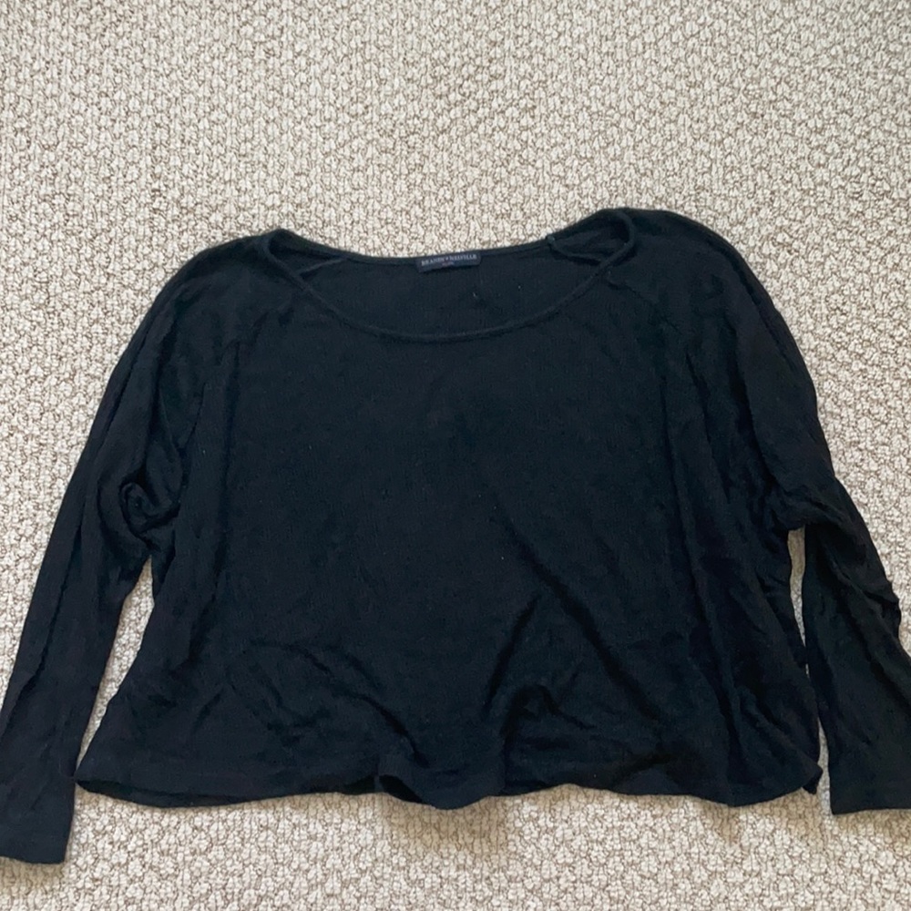Brandy Melville Black Loose fit Long sleeve